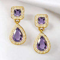 BOUCLES D'OREILLE AMÉTHYSTE