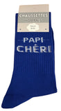 CHAUSSETTES À MESSAGE « PAPI CHÉRI »