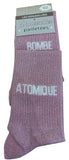 CHAUSSETTES A PAILLETTES "BOMBE/ATOMIQUE"