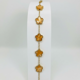 BRACELET NACRE DORÉE