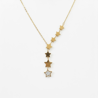 COLLIER EN Y PLUIE D’ÉTOILES