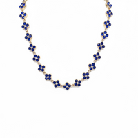 COLLIER PRINCESSE BLEU ROI