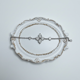 BRACELET ÉCLAT PRÉCIEUX ARGENTÉ