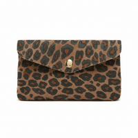 POCHETTE LÉOPARD EN CUIR DE VACHETTE