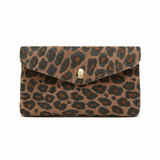POCHETTE LÉOPARD EN CUIR DE VACHETTE