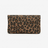 POCHETTE LÉOPARD EN CUIR DE VACHETTE