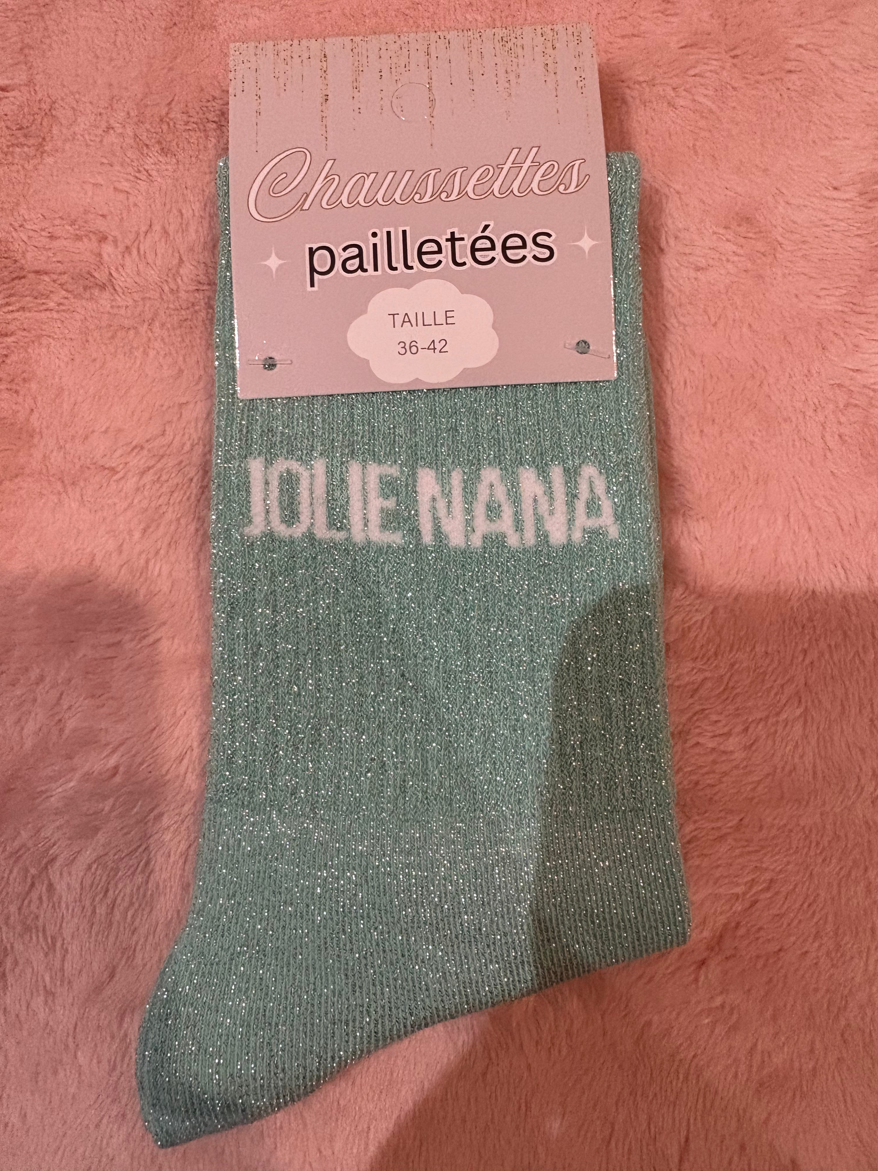 CHAUSSETTES A PAILLETTES "JOLIE NANA"